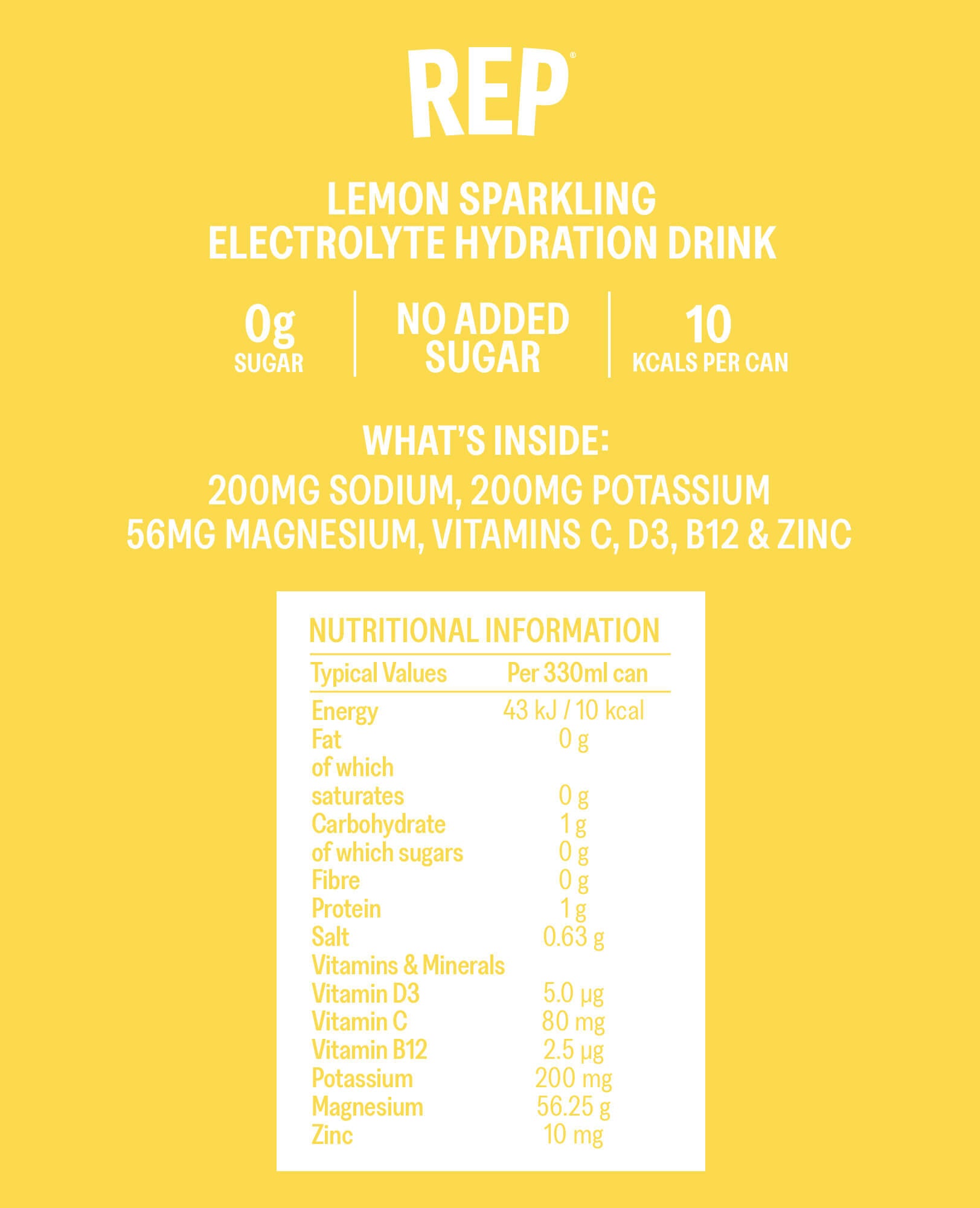 Lemon Electrolyte Drink